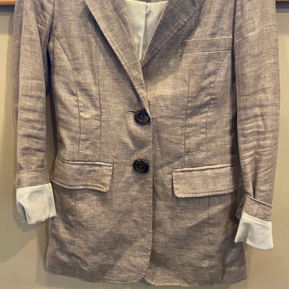 Kenzie Flattering Linen Blazer